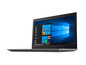 Ein grauer Lenovo Laptop mit Windows.