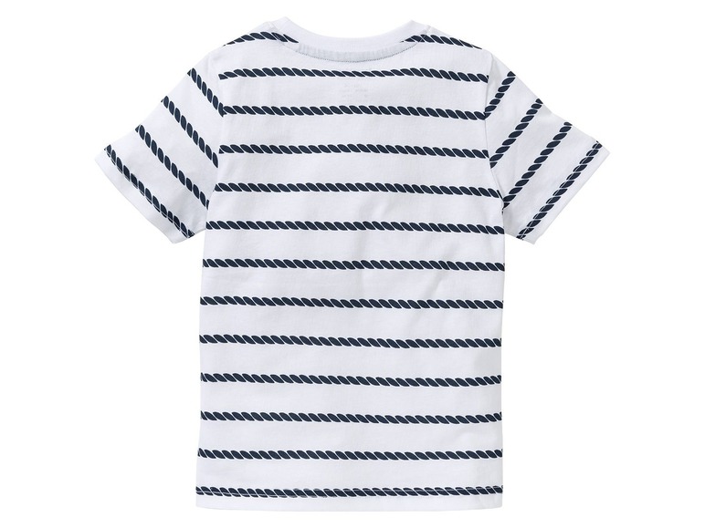Gehe zu Vollbildansicht: LUPILU® T-Shirts Jungen, 4 Stück, weiche Single-Jersey-Qualität, hoher Bio-Baumwollanteil - Bild 41