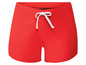 Rote Badehose mit weißem Kordelzug