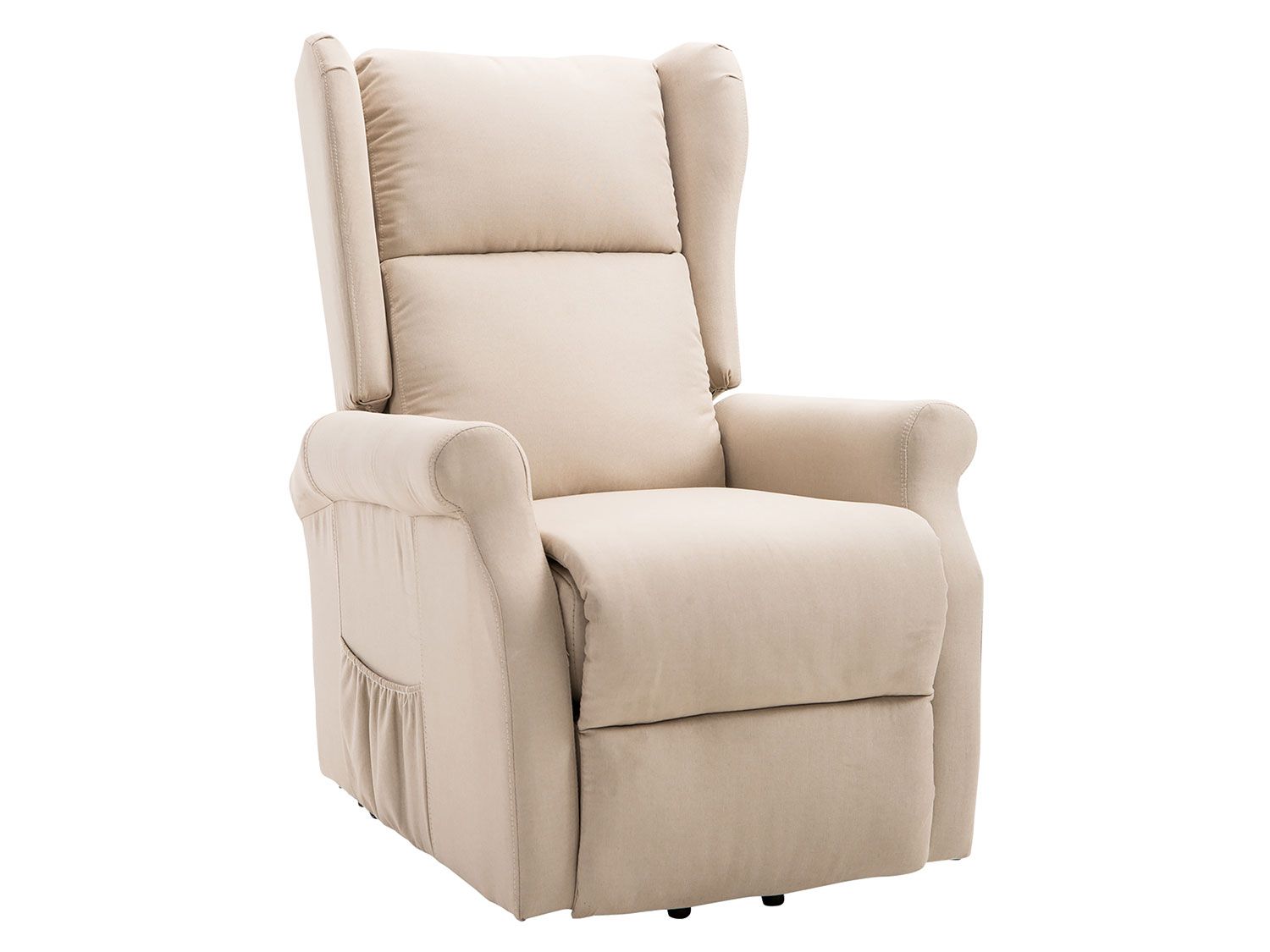 HOMCOM Fernsehsessel mit Aufstehhilfe (Creme) | 04250871250905