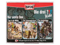 Hörspiel-Box 'Die drei ??? Kids' mit den Folgen 'Spur in die Wildnis', 'Die Schmugglerinsel' und 'Die Geisterjäger'.