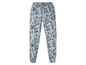 Blaue Jogginghose mit Blumenmuster