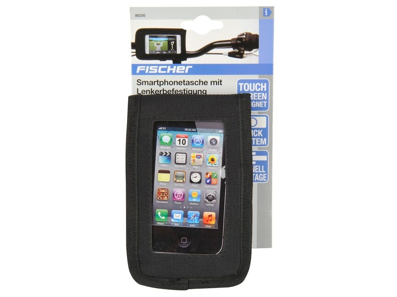 Gehe zu Vollbildansicht: FISCHER Smartphonetasche mit Lenkerbefestigung - Bild 1