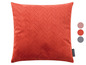 Ein orangefarbenes Kissen mit Chevron-Muster der Marke Magma.