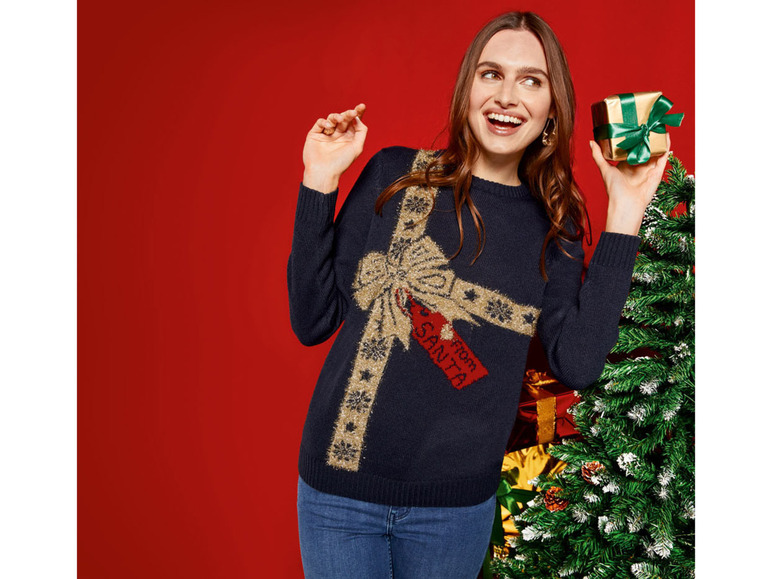 Gehe zu Vollbildansicht: esmara Damen Weihnachts-Pullover - Bild 13