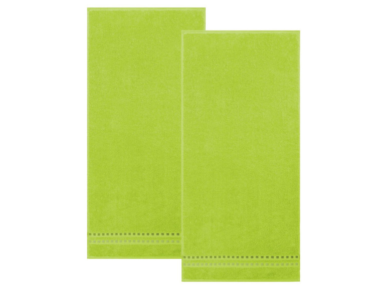 Gehe zu Vollbildansicht: MIOMARE® Handtücher, 2 Stück, 50 x 100 cm, vegan - Bild 2