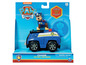Paw Patrol Spielfigur Chase mit Polizeiauto.