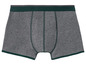 Graue Boxershorts mit grünem Bund
