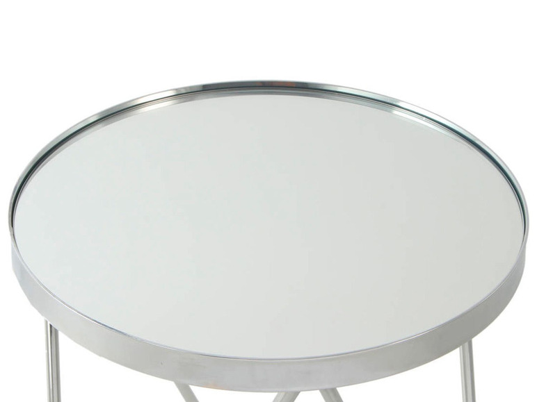 Gehe zu Vollbildansicht: KAYOOM Beistelltisch »Bonnie 110«, Spiegelglas-Tischplatte, Metallgestell in Dreiecksform - Bild 14