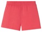 Rosa Shorts mit elastischem Bund.