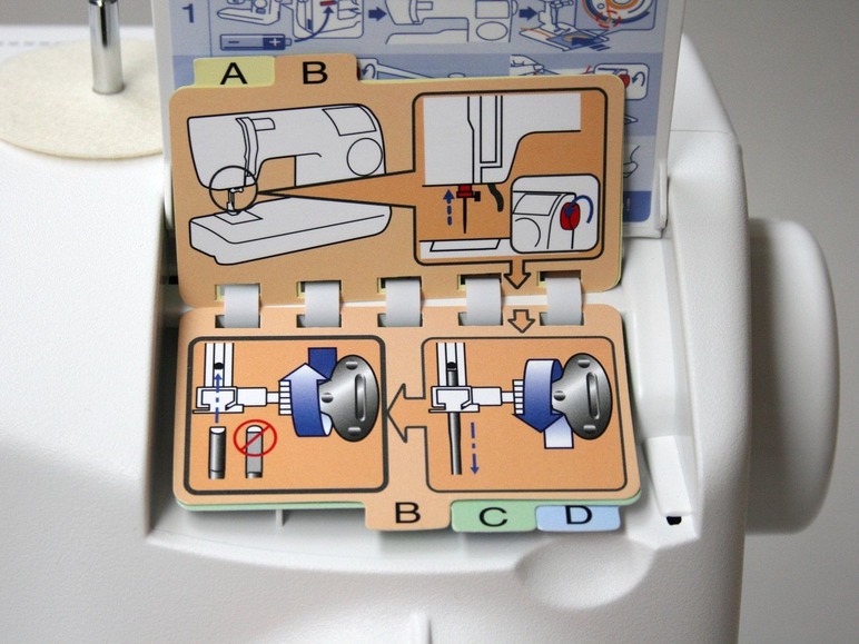 Gehe zu Vollbildansicht: TOYOTA Mechanische Nähmaschine »ECO26B«, ergonomisch, 26 Stichprogramme, mit Anschiebetisch - Bild 7