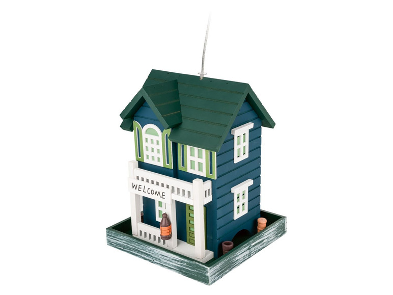 Gehe zu Vollbildansicht: ZOOFARI® Vogelfutterhaus, mit Aufhängedraht, aus Holz - Bild 8