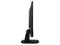 Seitenansicht eines schwarzen Dell Monitors.