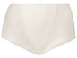 Weiße Damen-Unterhose mit Spitze.