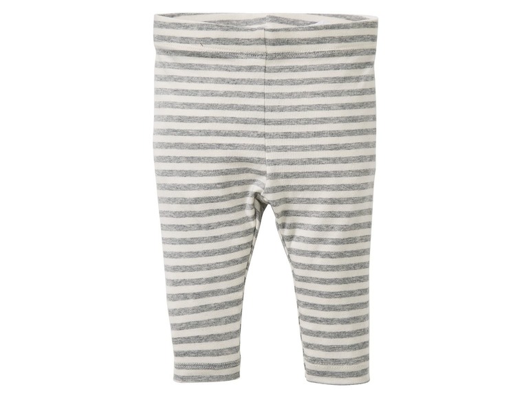 Gestreifte Baby Leggings.