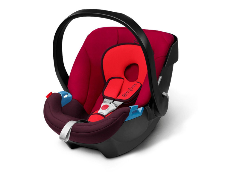 Gehe zu Vollbildansicht: CYBEX SILVER Babyschale »Aton«, Rumba Red - Bild 1