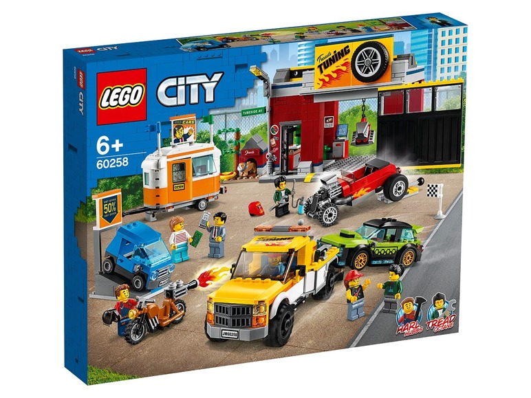 Gehe zu Vollbildansicht: LEGO® City 60258 »Tuning-Werkstatt« - Bild 1