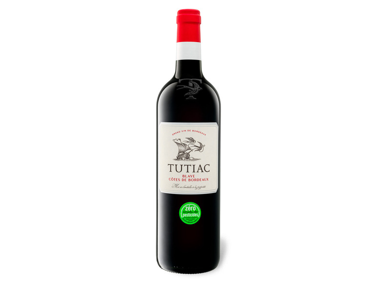 2019 Tutiac Côtes Bordeaux AOC Rotwein de trocken, Blaye