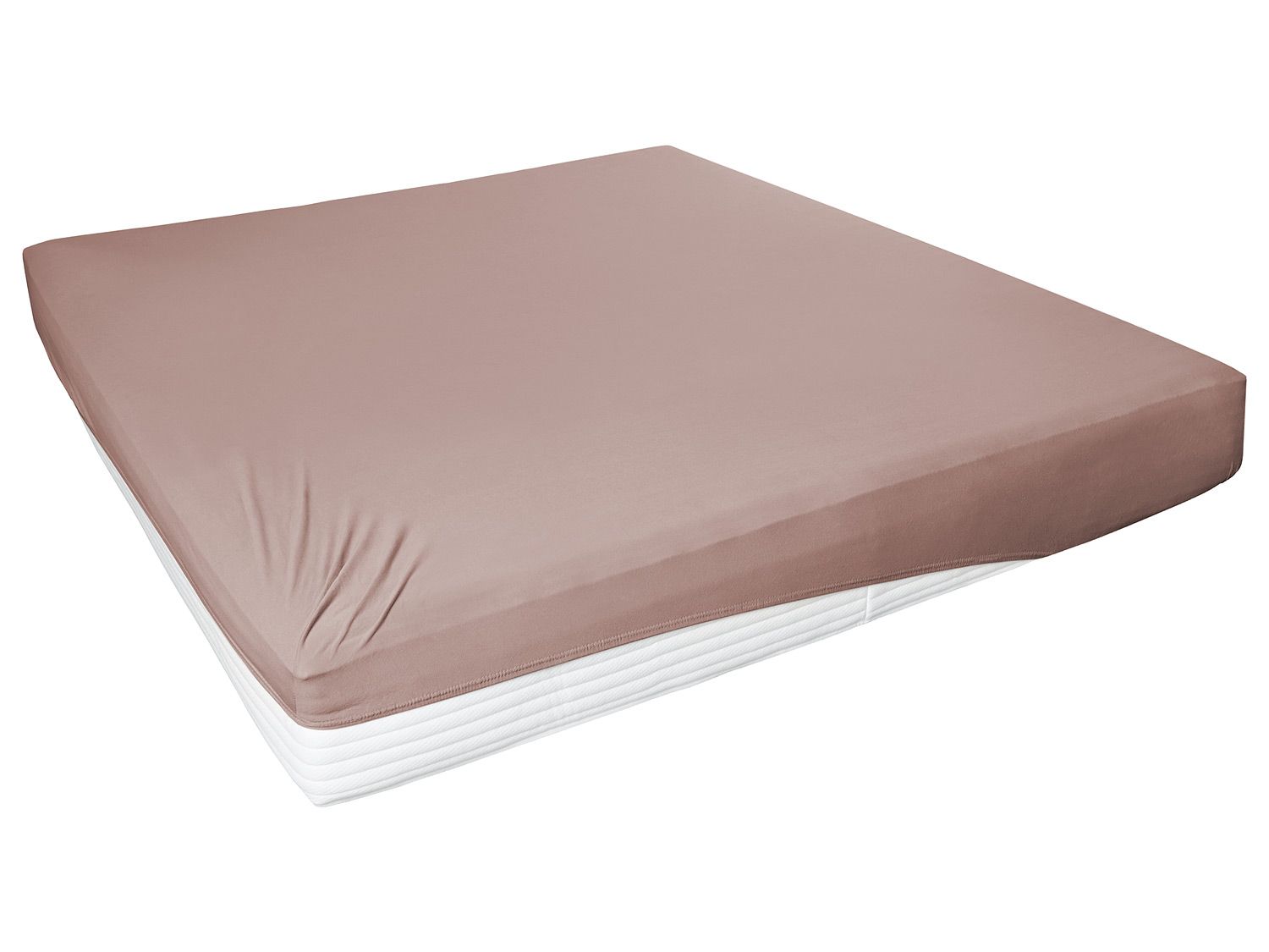 Primera Elastan-Jersey-Spannbetttuch mit Rundumgummi (Nougat, 140-160×200 cm) | 04002895149617