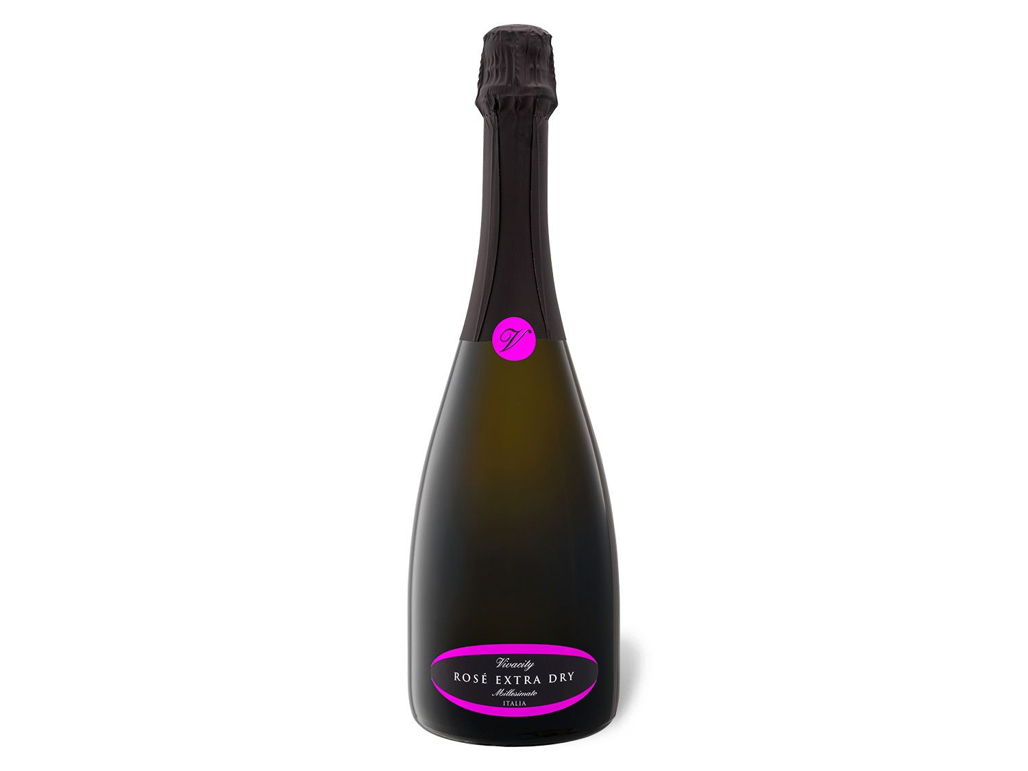 Rosè Spumante dry, Vivacity Schaumwein Vino 2020 extra