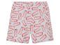 Graue Shorts mit rotem Marvel-Logo