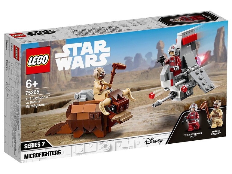 Gehe zu Vollbildansicht: LEGO® Star Wars™ 75265 »T-16 Skyhopper™ vs Bantha™ Microfighters« - Bild 1