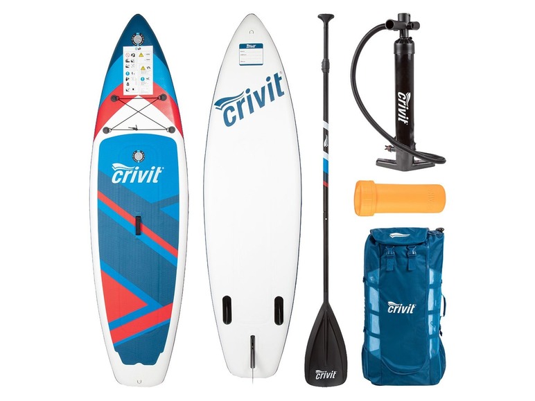 Gehe zu Vollbildansicht: CRIVIT® Stand-up-Paddleboard, 120 kg Belastbarkeit, mit Doppelkammersystem - Bild 1