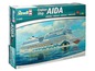 Revell Modellbausatz eines AIDA Kreuzfahrtschiffes.