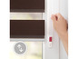 Braune Tag- und Nachtblenden mit LightBlock System