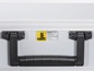 Silberner Aluminiumkoffer mit Griff von Allit