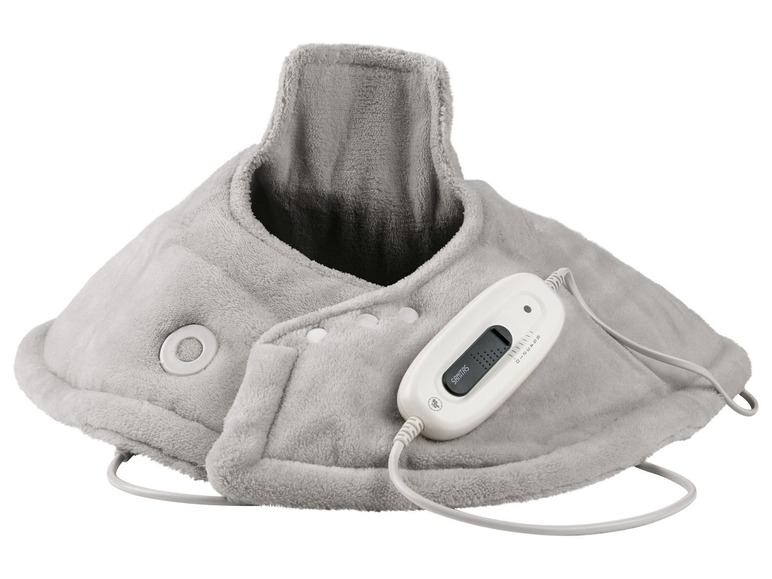 Elektrische Nackenwärmer von Sanitas mit Temperaturregler.