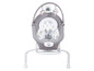 Graco Baby-Schaukelstuhl in Grau mit Tiermotiv.