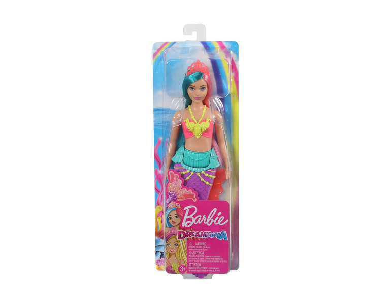 Gehe zu Vollbildansicht: Barbie Dreamtopia Meerjungfrau Puppe (türkis- und pinkfarbenes Haar) - Bild 4