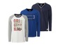 Drei Langarm-T-Shirts, darunter eines mit 'Original'-Druck