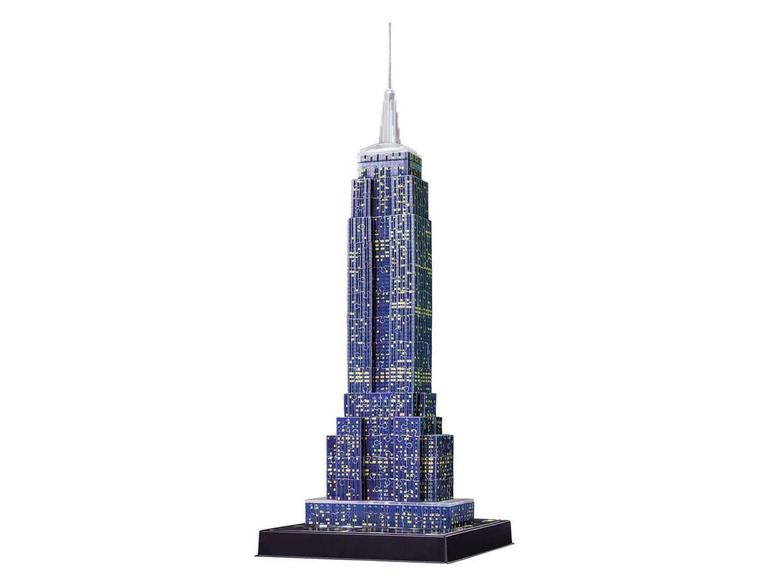 Gehe zu Vollbildansicht: Ravensburger 3D Puzzle Empire State Building bei Nacht - Bild 12
