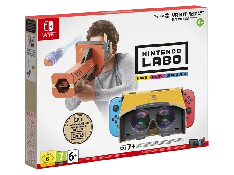 Gehe zu Vollbildansicht: Nintendo Baukasten »Labo: Toy-Con 04: VR-Set«, für Nintendo Switch, Basispaket mit Blaster - Bild 1