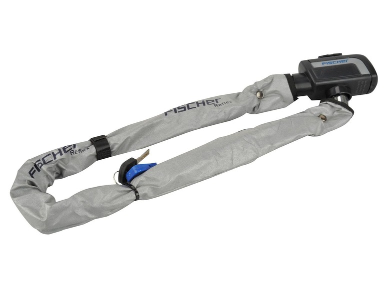 Ein Fischer Fahrradkettenschloss.