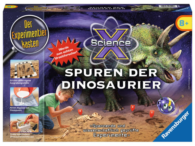 Gehe zu Vollbildansicht: Ravensburger Experimentierkasten ScienceX Spuren der Dinosaurier - Bild 1