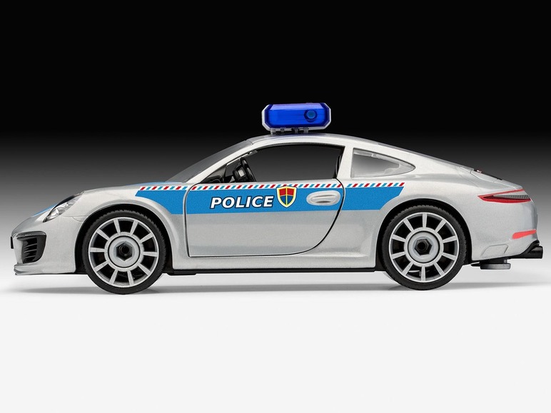 Gehe zu Vollbildansicht: Revell Junior Kit Modellbausatz »Polizei«, Porsche 911, Blaulicht und Sirene, ab 4 Jahren - Bild 5