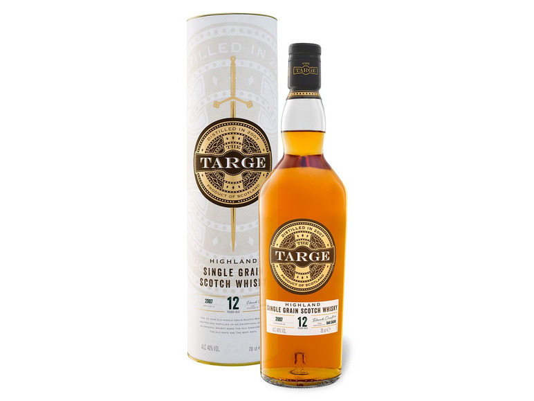 Gehe zu Vollbildansicht: The Targe Highland Single Grain Scotch Whisky 12 Jahre 40% Vol - Bild 1