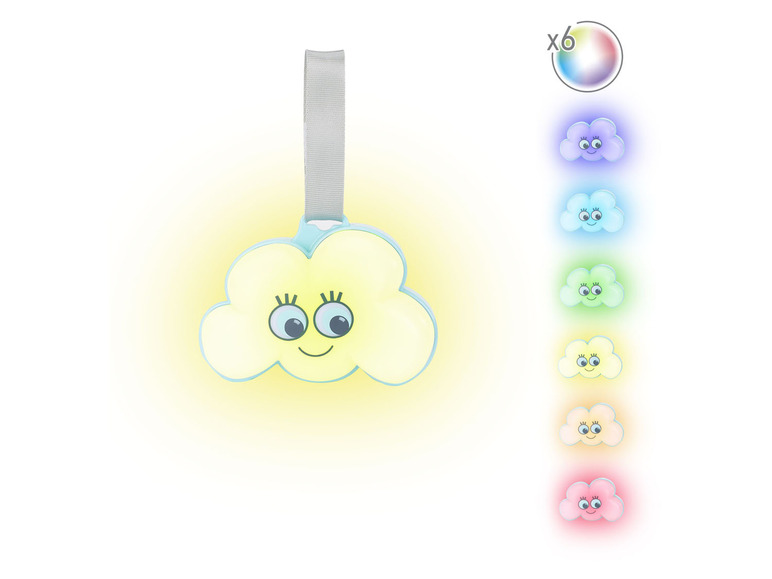 Gehe zu Vollbildansicht: Badabulle Nachtlicht »Wolke«, mit Spieluhr - Bild 3
