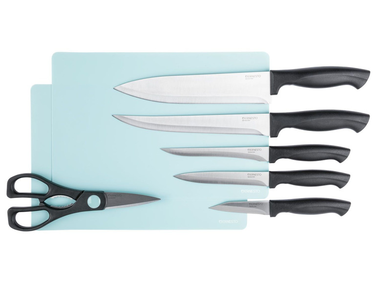 Gehe zu Vollbildansicht: ERNESTO® Messerset, 8-teilig, aus Edelstahl - Bild 4