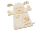 Ein weiches Badehandtuch in Form eines Schafs von Fehn Kids.