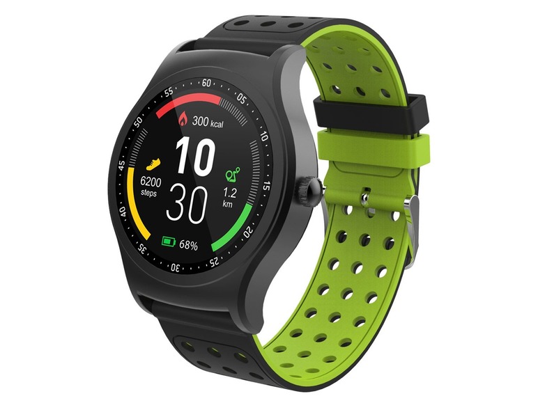 Gehe zu Vollbildansicht: DENVER Fitness Smartwatch SW-450, Bluetooth, Herzfrequenzmesser, IPS Display - Bild 1