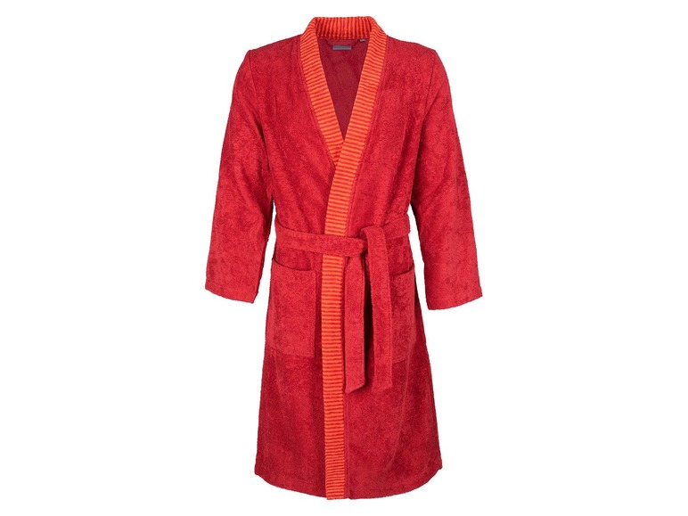 Gehe zu Vollbildansicht: Egeria Bademantel Herren «Bruno», Kimono, reine Baumwolle, verschiedene Größen - Bild 6