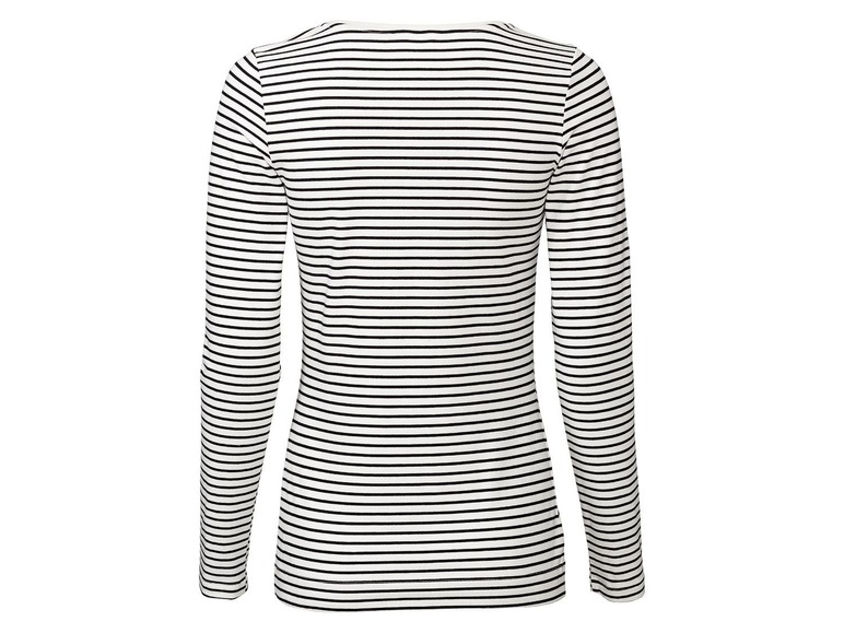 Gehe zu Vollbildansicht: ESMARA® Langarmshirt Damen, 2 Stück, in Single-Jersey-Qualität, aus Baumwolle und Elasthan - Bild 16