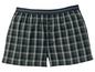 Grün-weiß karierte Boxershorts