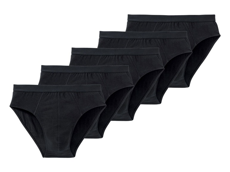 Gehe zu Vollbildansicht: LIVERGY® Slips Herren, elastischer Taillengummi, mit Baumwolle, 5 Stück - Bild 8