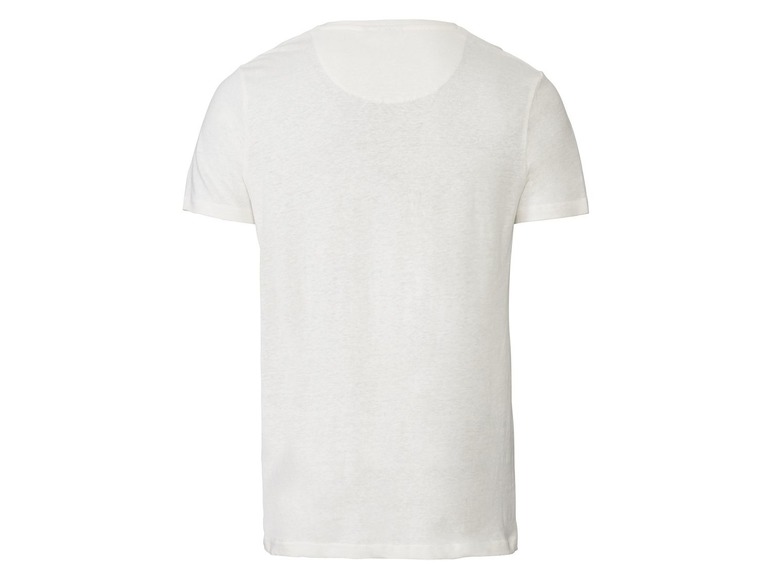 Gehe zu Vollbildansicht: LIVERGY® T-Shirt Herren, mit Leinen und Baumwolle - Bild 4