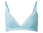 Hellblauer BH mit Spitze